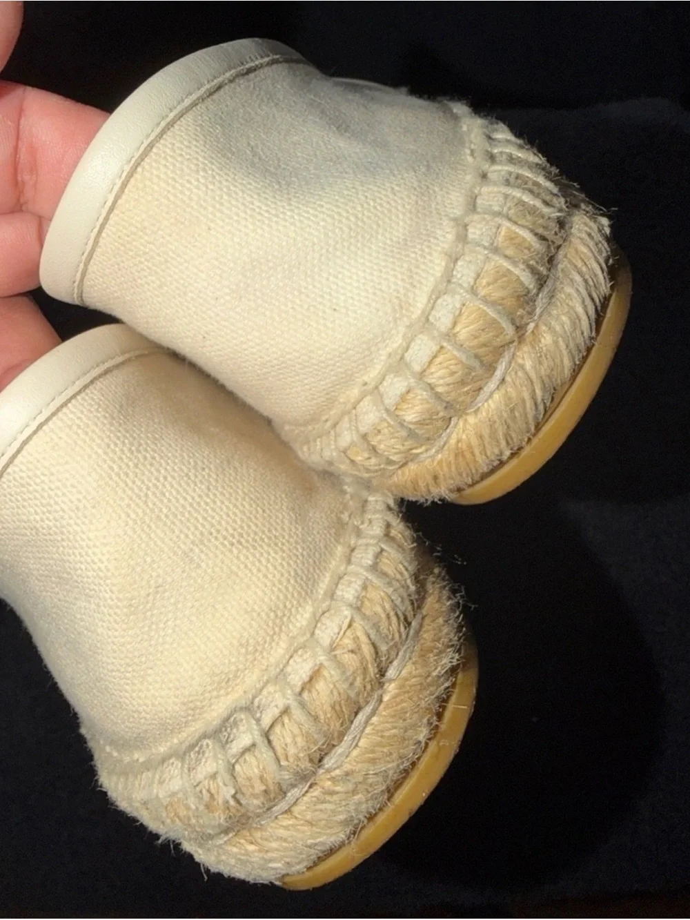 Gucci Beige Canvas Espadrilles with Green and Red Web Stripe
